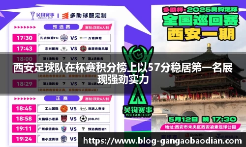 西安足球队在杯赛积分榜上以57分稳居第一名展现强劲实力